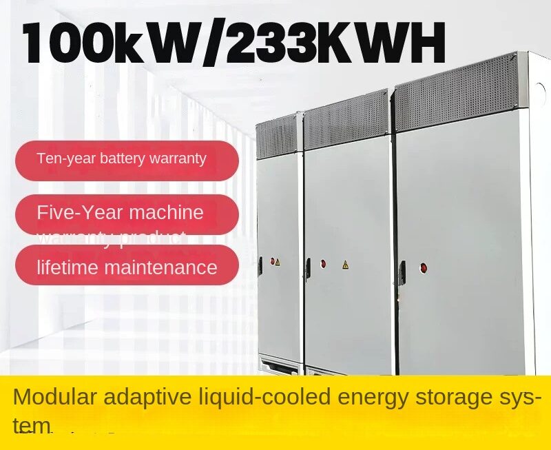 100kW 215kWh Commercial Outdoor Liquid Cooled Battery Storage Solar Charging Station by Sanlita China factory manufacture wholesale supplier