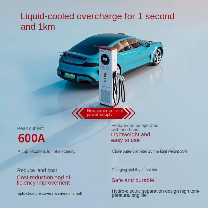 Liquid Cooled High Power EV DC Fast Charging Station for Trucks and Heavy Duty Vehicles by Sanlita China factory manufacture wholesale supplier