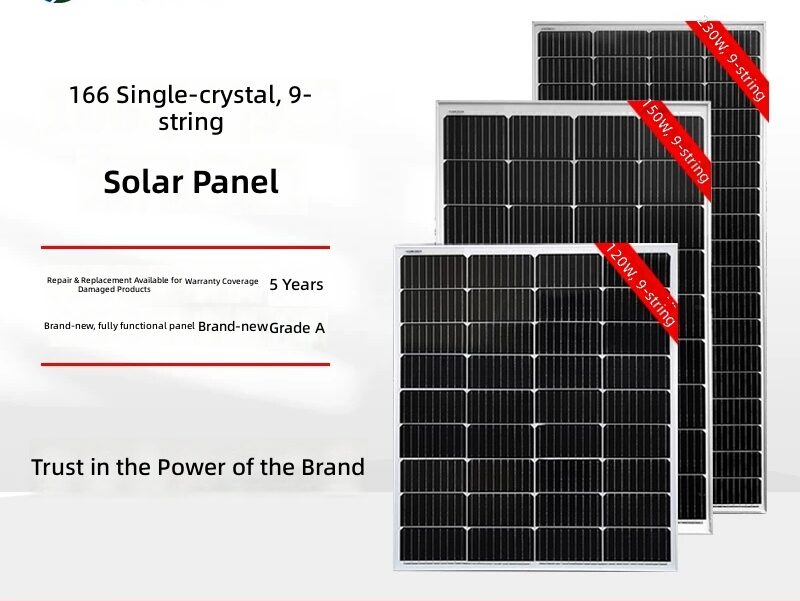110W-350W Monocrystalline Solar Panel 12V 24V for Home System by Sanlita China factory manufacture wholesale supplier