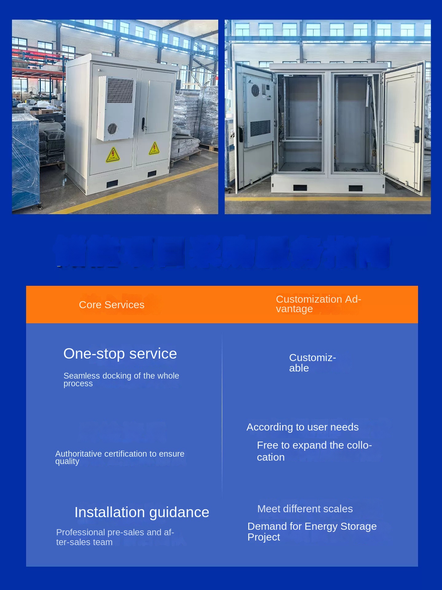 215kWh C&I Solar Storage All-in-One Cabinet LiFePO4 Battery & Combiner Box by Sanlita China factory manufacture wholesale supplier