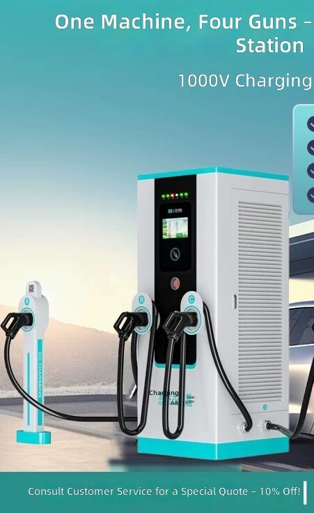 240/360KW EV Charging Pile Integrated DC Fast Charger 1 to 4 Guns Commercial Charging Station by Sanlita China factory manufacture wholesale supplier
