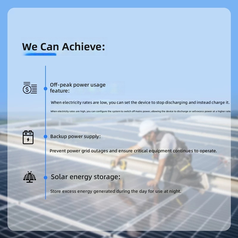 30/50/100KW Solar Power Generation System Commercial Industrial PV Storage All-in-One Rooftop Off Grid On Grid by Sanlita China factory manufacture wholesale supplier
