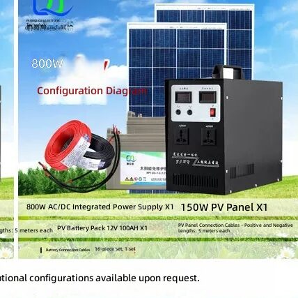 3000W Solar Power System 220V Complete Kit for Home with AC, Fan, Computer & Network by Sanlita China factory manufacture wholesale supplier