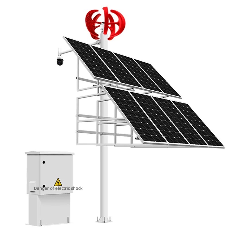 4G IoT Remote Solar Monitoring Power Supply System DC12V24V Lithium Battery Wind Solar Hybrid by Sanlita China factory manufacture wholesale supplier