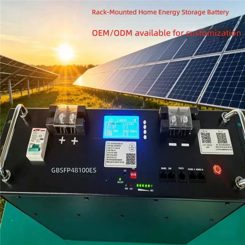 51.2V 100Ah LiFePO4 Battery Rack Mount for Home Solar Storage by Sanlita China factory manufacture wholesale supplier