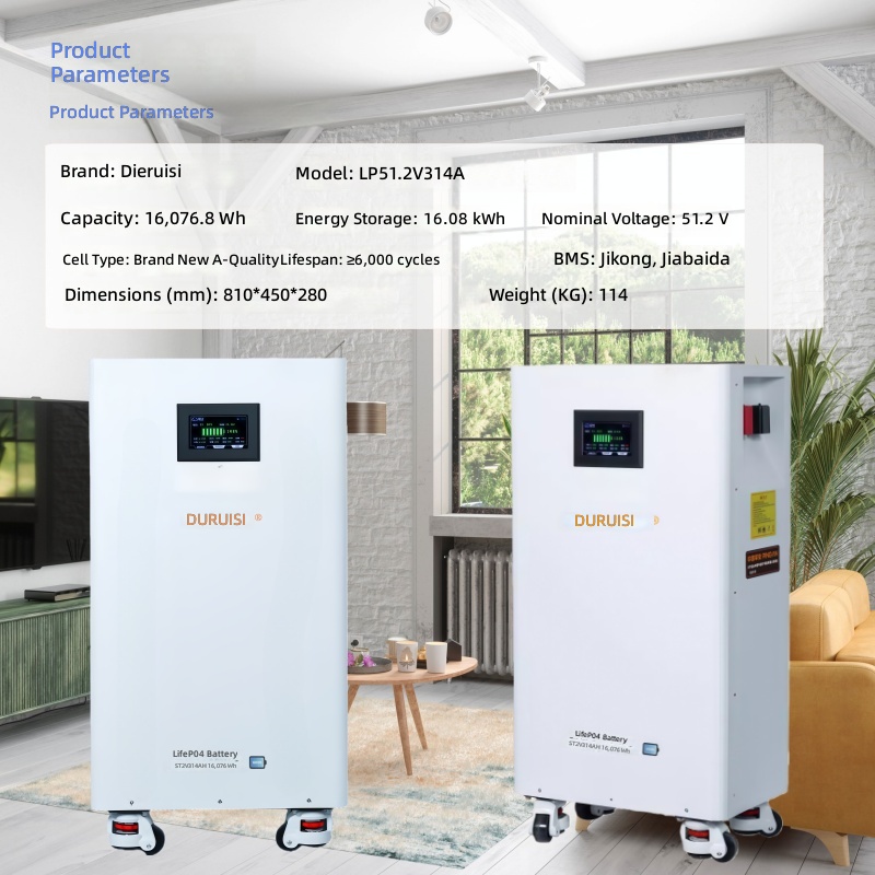 51.2V 314Ah LiFePO4 Home Storage Battery 16kWh 48V Solar PV Battery by Sanlita China factory manufacture wholesale supplier