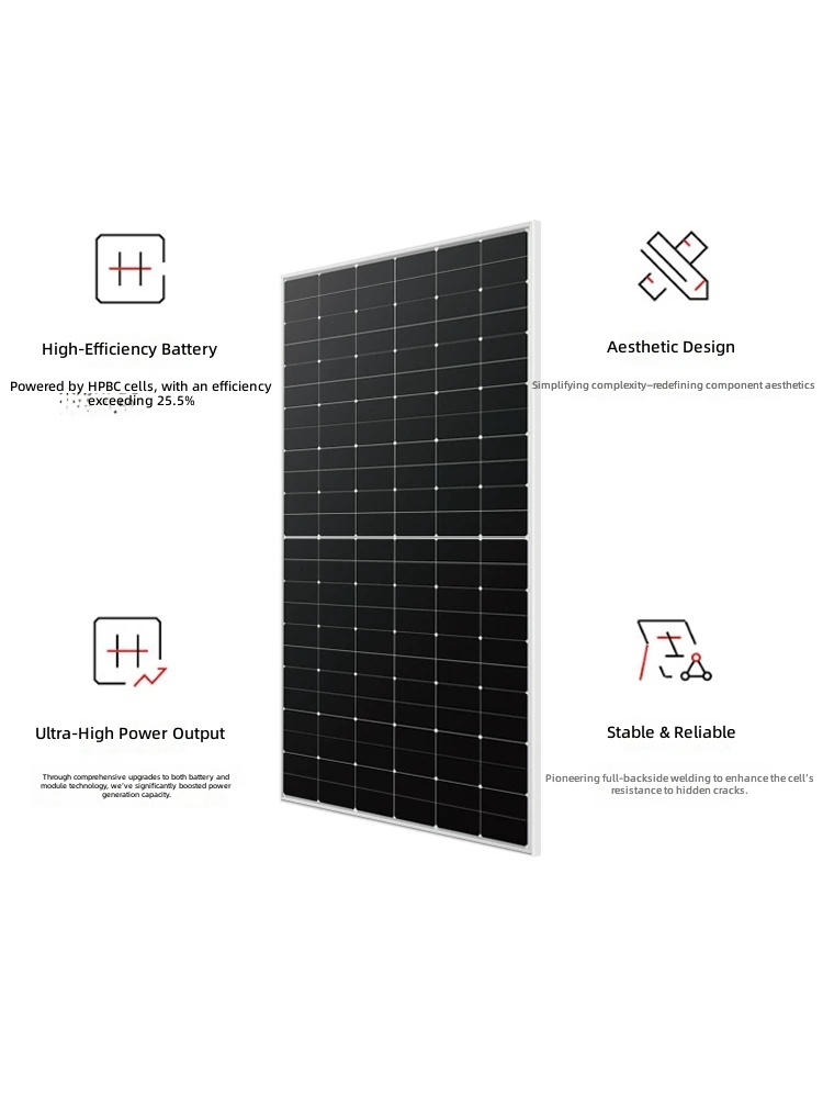 550W Monocrystalline Solar Panel 24V Home Solar Power System by Sanlita China factory manufacture wholesale supplier