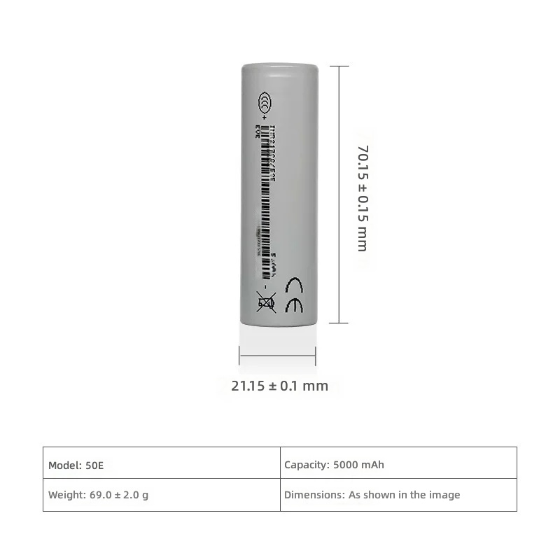 EVE 3.65V 5000mAh 21700 Lithium Battery Cell for AGV ESS Storage by Sanlita China factory manufacture wholesale supplier