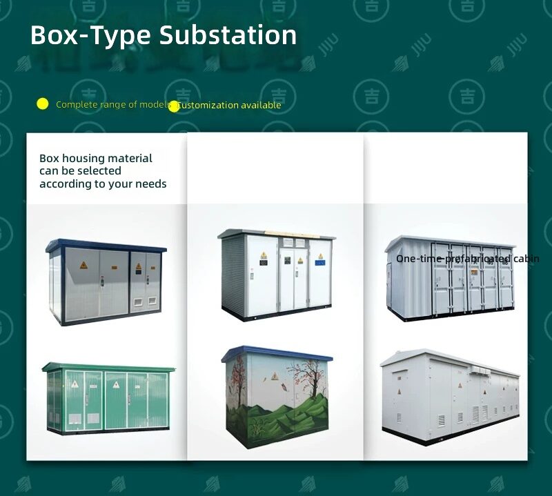 Outdoor Prefabricated Substation 630/800kva Box Type Transformer by Sanlita China factory manufacture wholesale supplier
