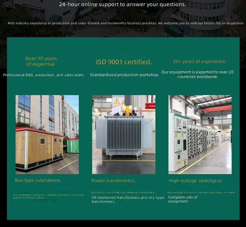 Outdoor Prefabricated Substation 630/800kva Box Type Transformer by Sanlita China factory manufacture wholesale supplier