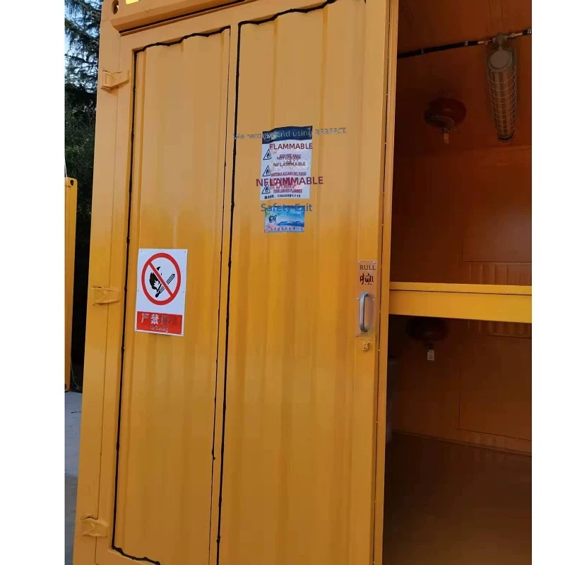 Smart Hazardous Chemical Cabinet & Integrated Hazardous Waste Storage Shelter for Solar & Energy Storage Systems by Sanlita China factory manufacture wholesale supplier