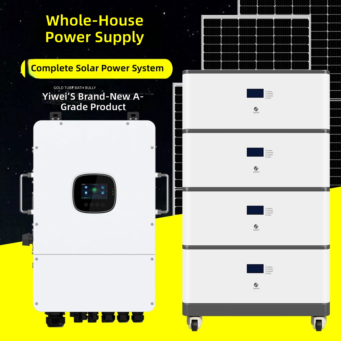 Stackable 100kWh LiFePO4 Solar Storage Battery 220V Home Energy System by Sanlita China factory manufacture wholesale supplier